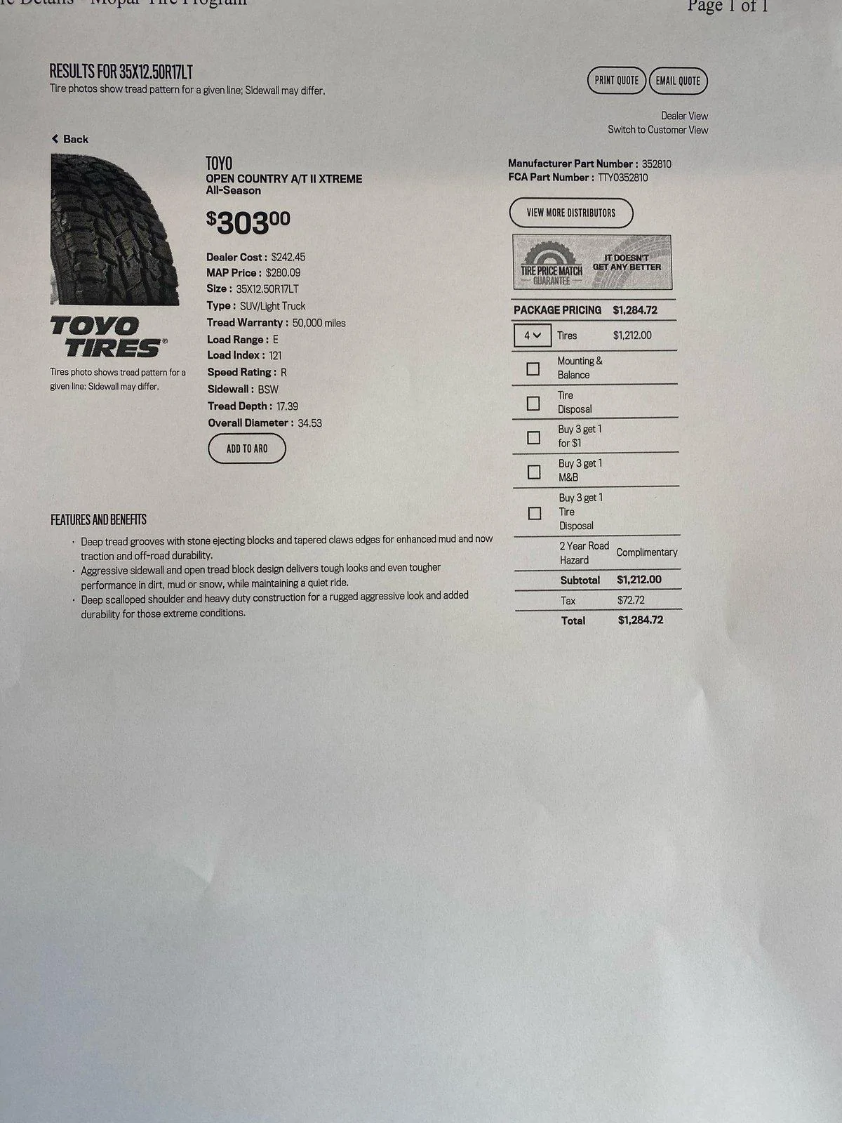 Jeep Gladiator Advice for tires (35's) - help please 0EEC8211-C52D-437E-80DA-B58DCBAC470D