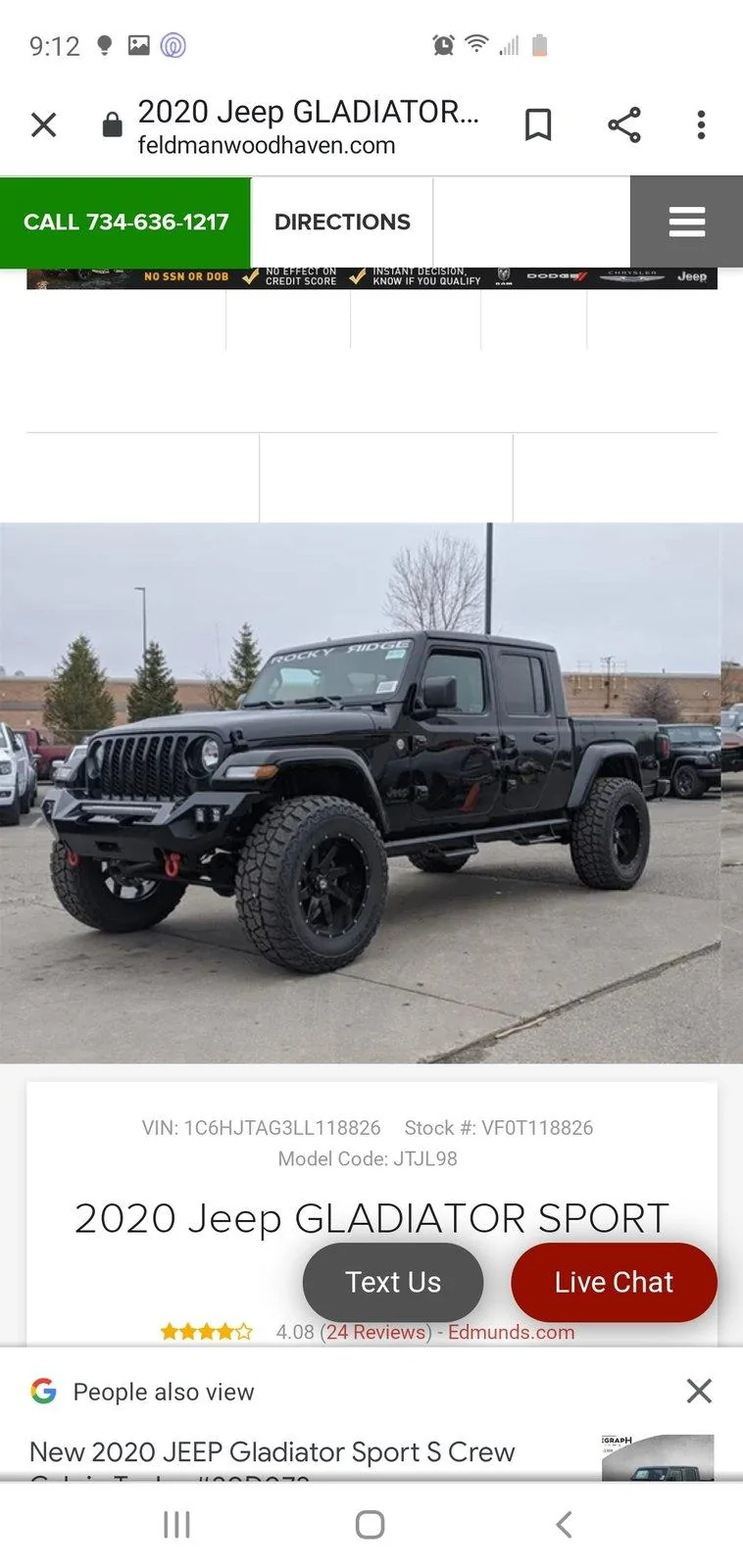 Jeep Gladiator Let's see those Mojave's and Mods Screenshot_20200422-211230_Chrom