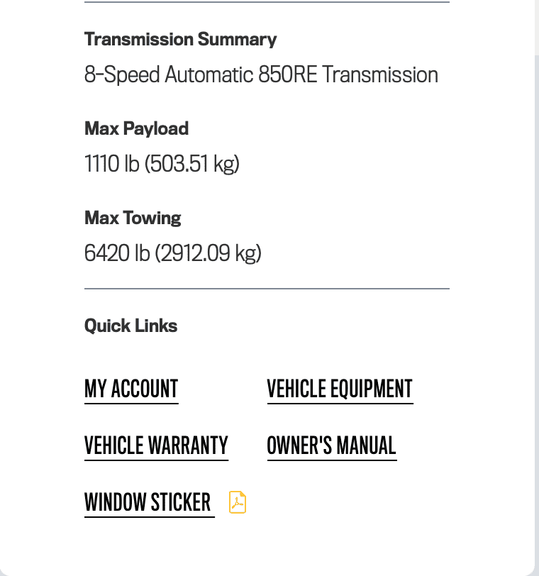 Jeep Gladiator Just looked my truck up on the mopar site... Screen Shot 2020-09-24 at 4.26.56 PM