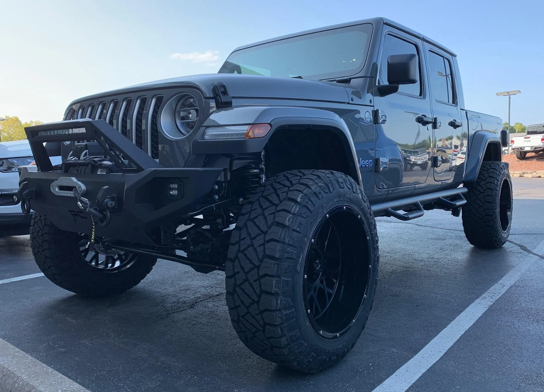 Jeep Gladiator Lets see all those Gladiators with lifts and bigger tires! gladiator front