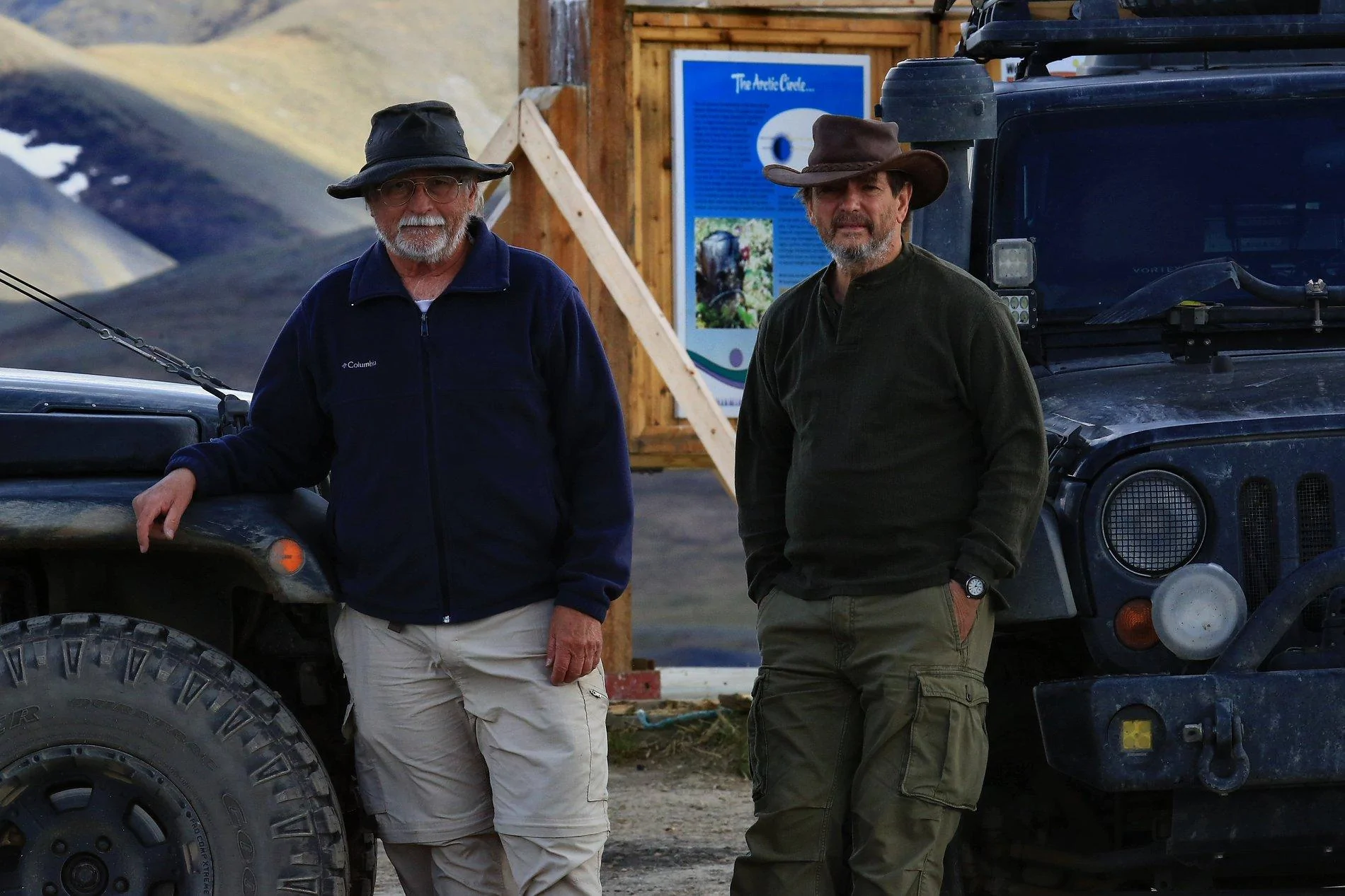 Jeep Gladiator Losing hats Alaska Trip, May-Jul 16, 5_8547, The Arctic Circle (4x6 crop)