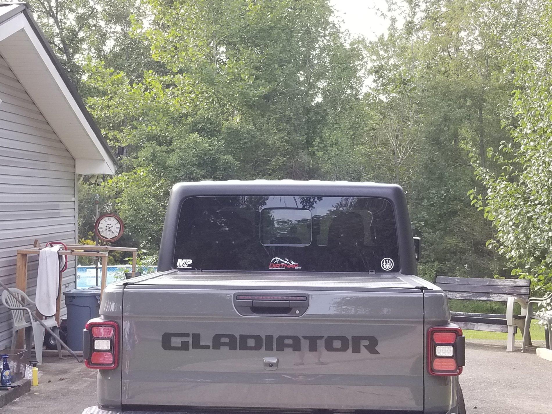 Jeep Gladiator Vinyl wrap accents 20200917_162843