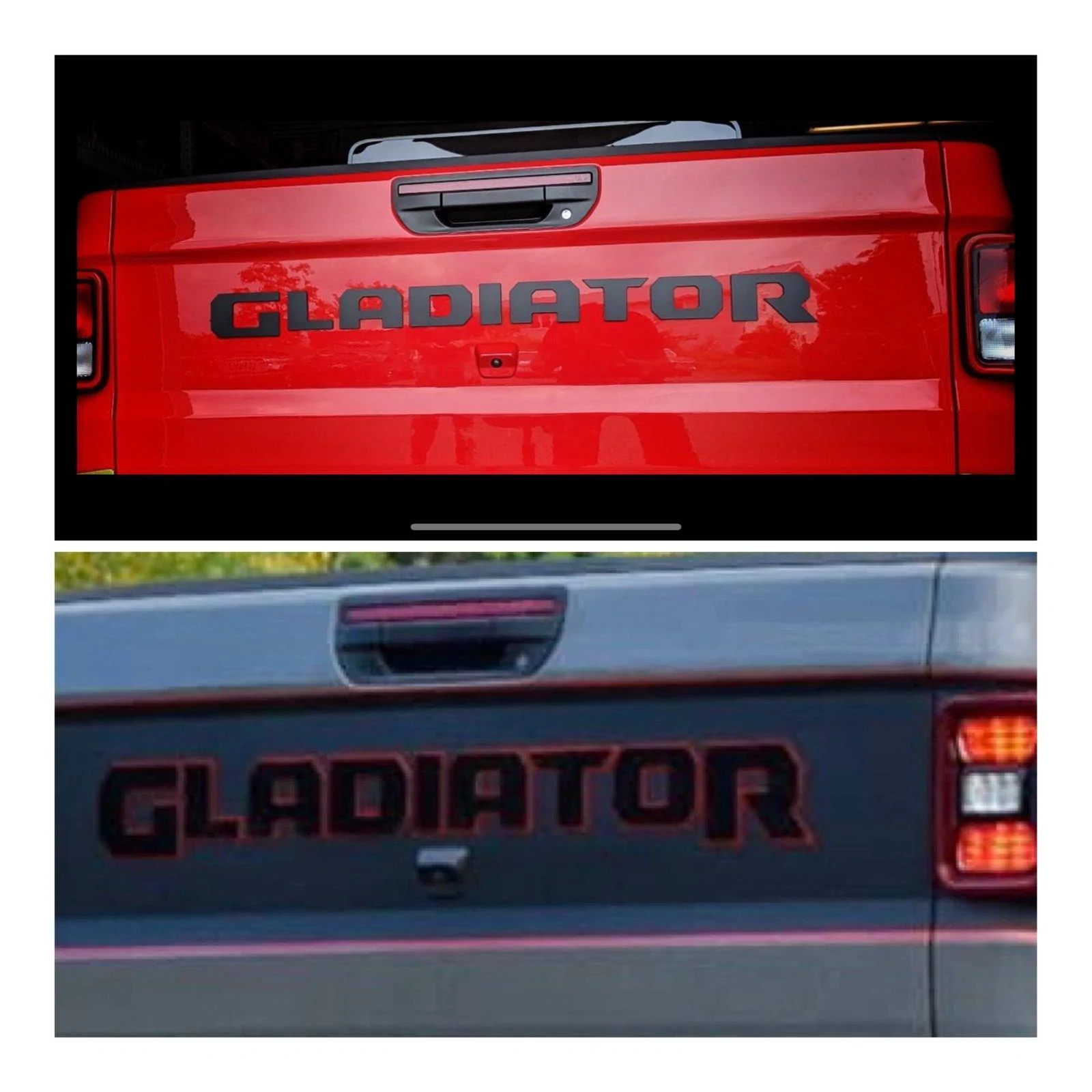 Jeep Gladiator Vinyl wrap accents 56981F1B-1A0A-4452-865A-BCABB41C11A0