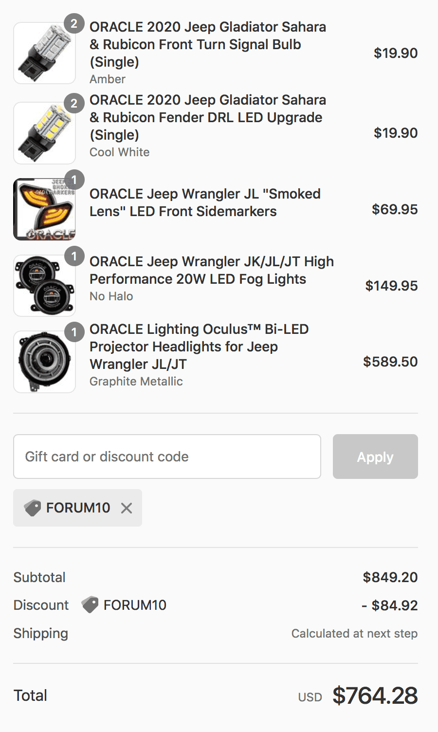 Jeep Gladiator Way Under $1k for Complete Front-End LED Conversion! JT Package