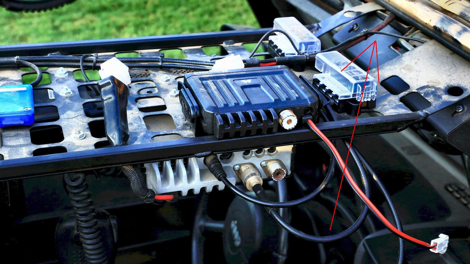 Jeep Gladiator Overhead Consoles? Wrangler GMRS Radio Install, Jul 20, 5_5495, Checking Mechanical Install