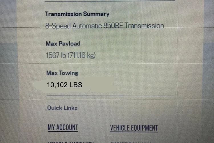Jeep Gladiator Just looked my truck up on the mopar site... Towing