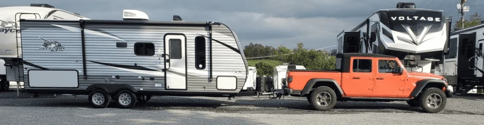 Jeep Gladiator Bought an RV, JT tows it fine 1601482382822
