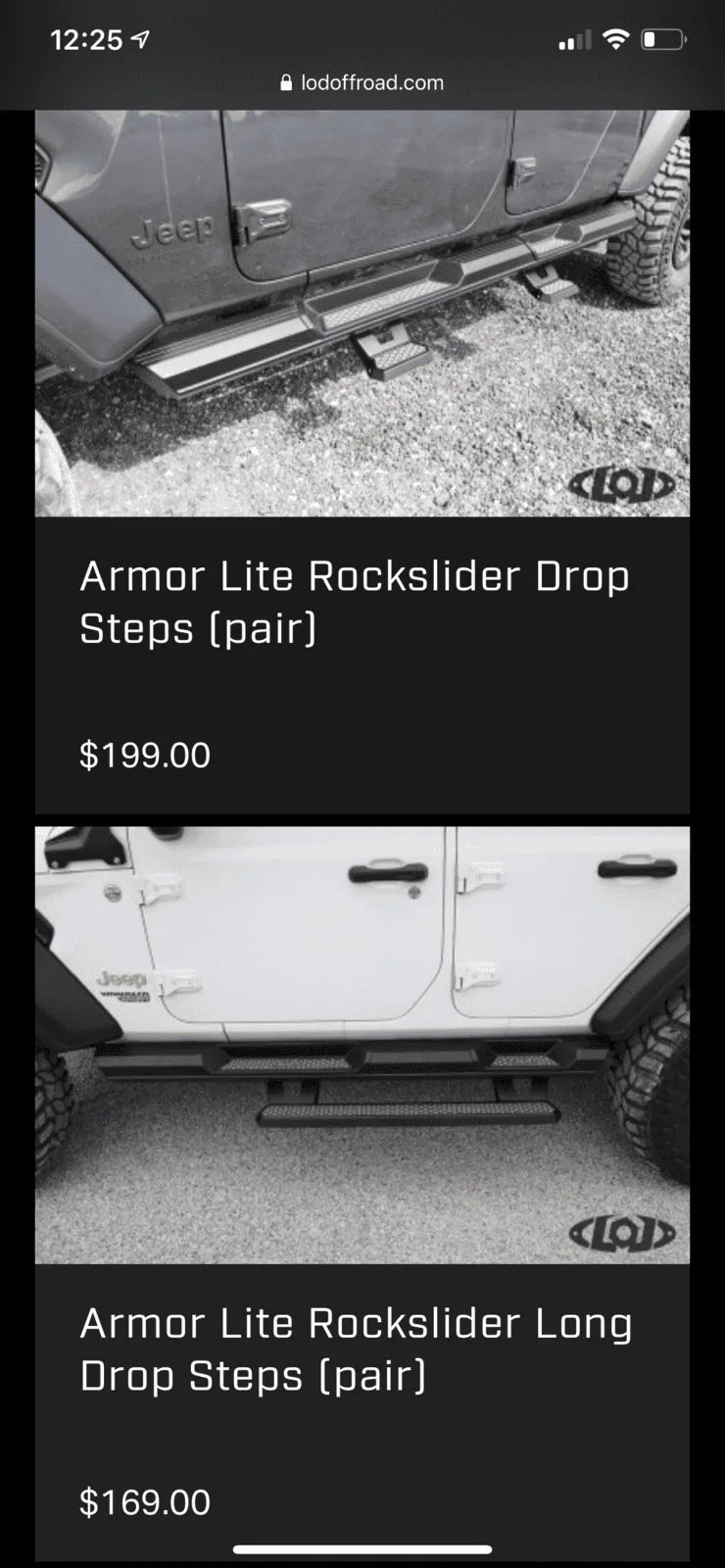 Jeep Gladiator **ALL NEW**  LOD Offroad Armor Lite Rock Sliders - Coming Soon!!! 113C35C6-CC3E-49ED-BA7C-33EAF917A650