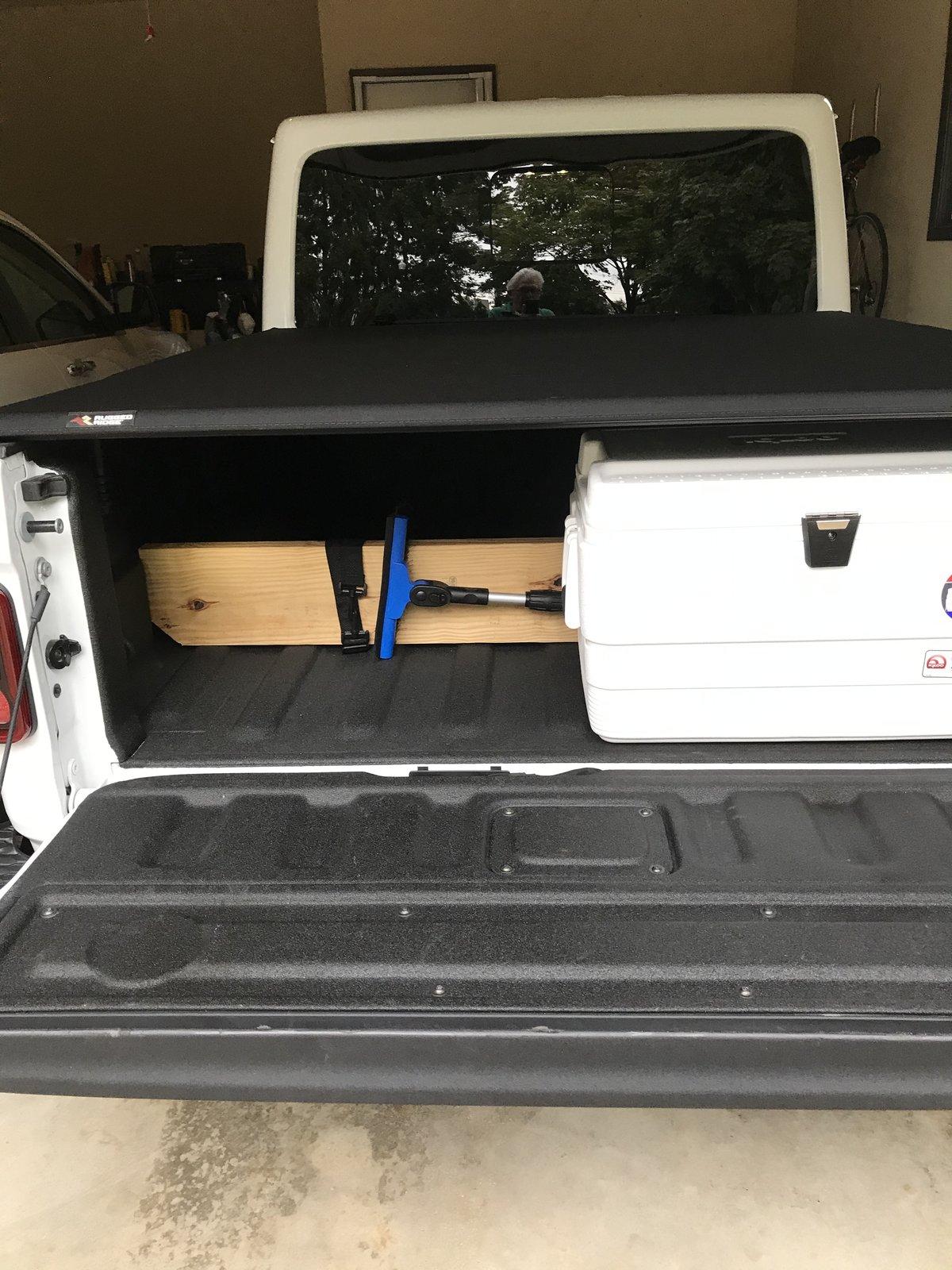 Jeep Gladiator Igloo Cooler and bed setup D0F68468-77CB-431D-B62E-46E7CED0B98E