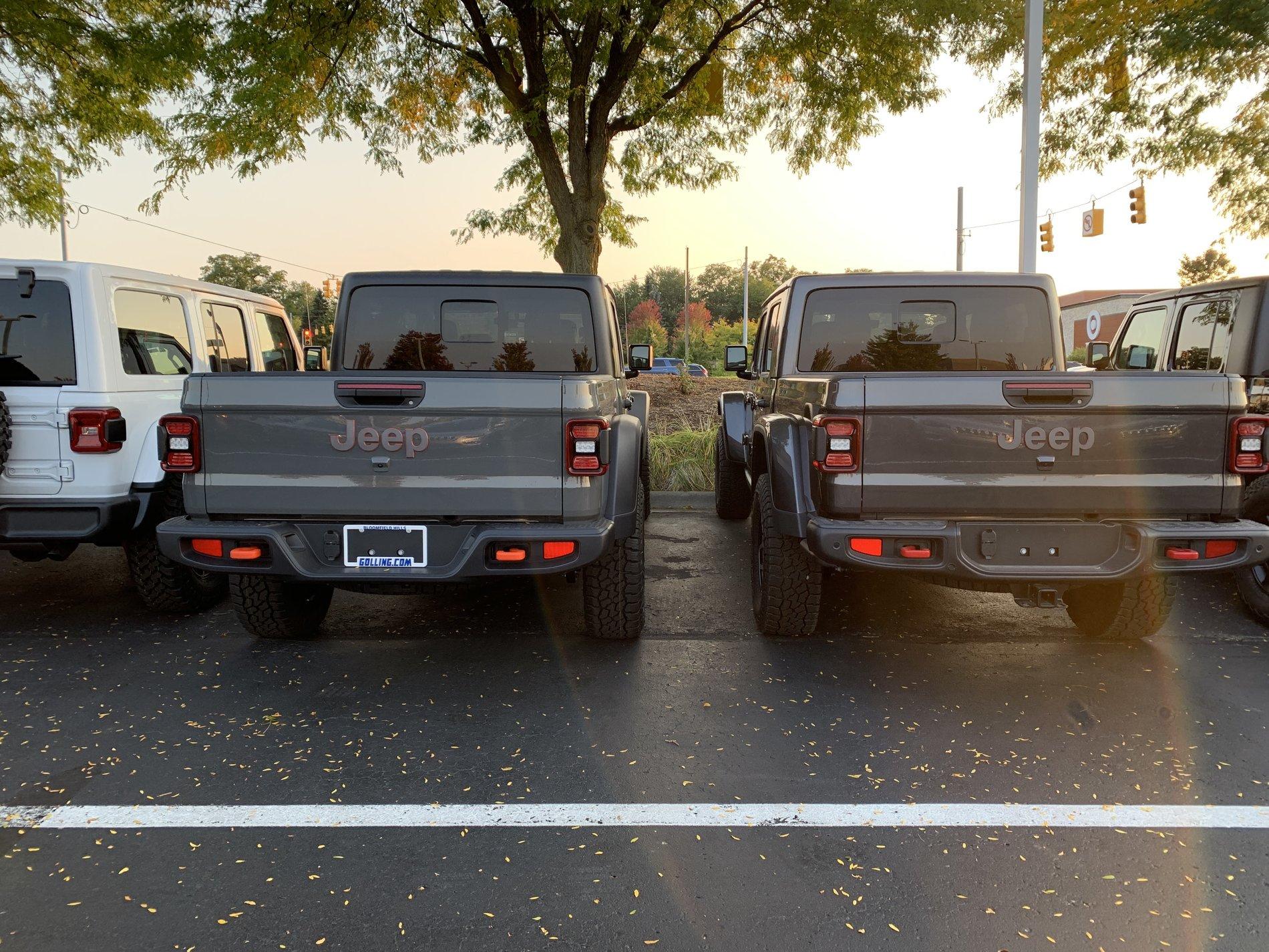 Jeep Gladiator Rubicon vs Mojave Photos IMG_7675.JPG