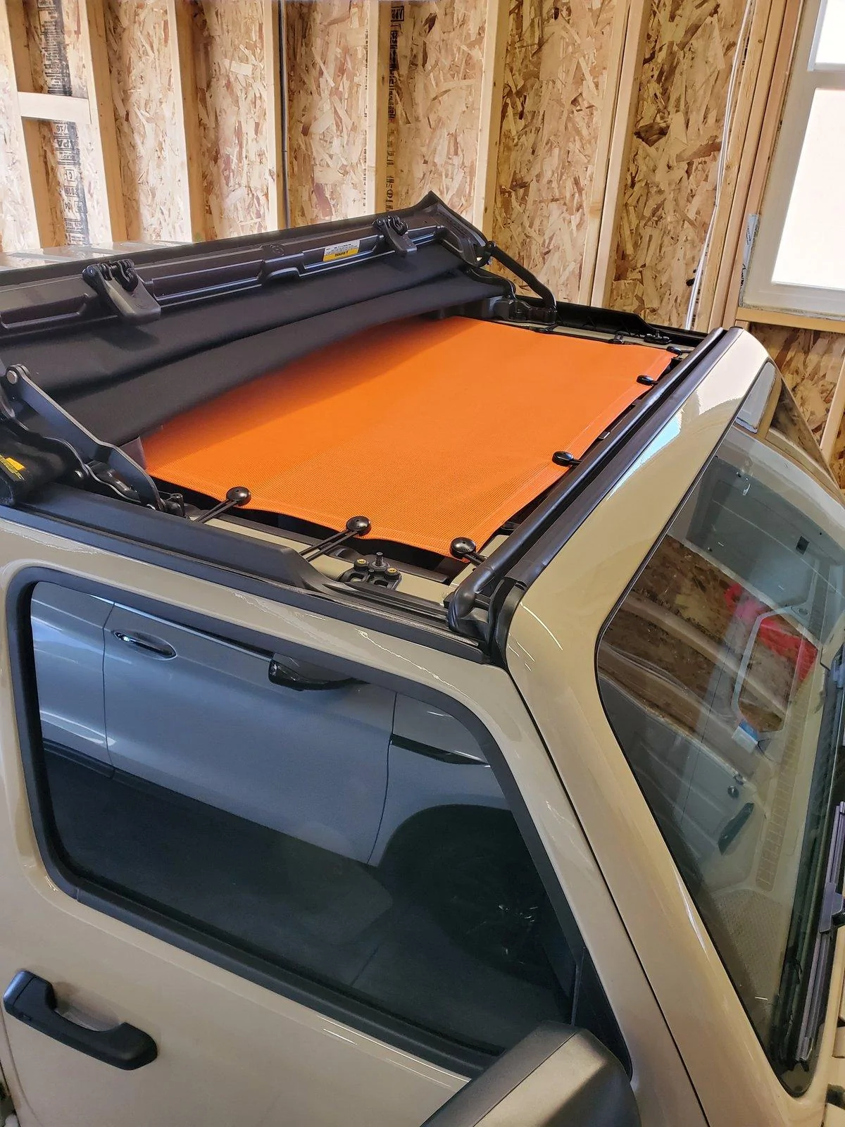 Jeep Gladiator Looking for a sunshade top Sunshade Pic outside 1a