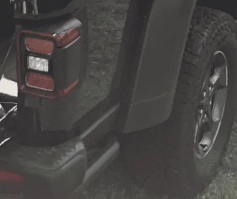 Jeep Gladiator What's with the cover on the side of the tail light? Screenshot from 2020-10-05 19-19-27