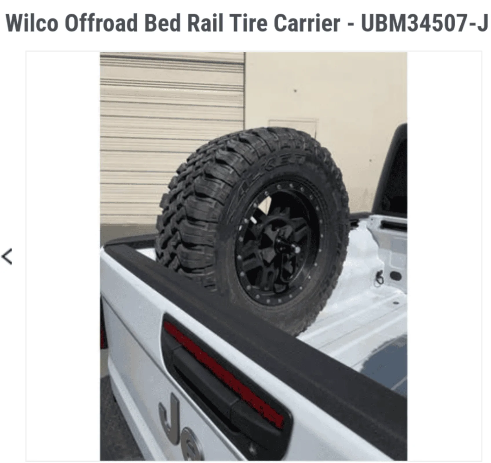 Jeep Gladiator Product request to vendors -- Vertical Bed Mount for Spare Screenshot_20201006-114410