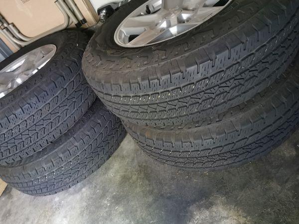 Jeep Gladiator Jeep Gladiator Wheels & Tires. Bridgestone 245/45/17 2,000 miles used only . no tpms. lug nut included 31