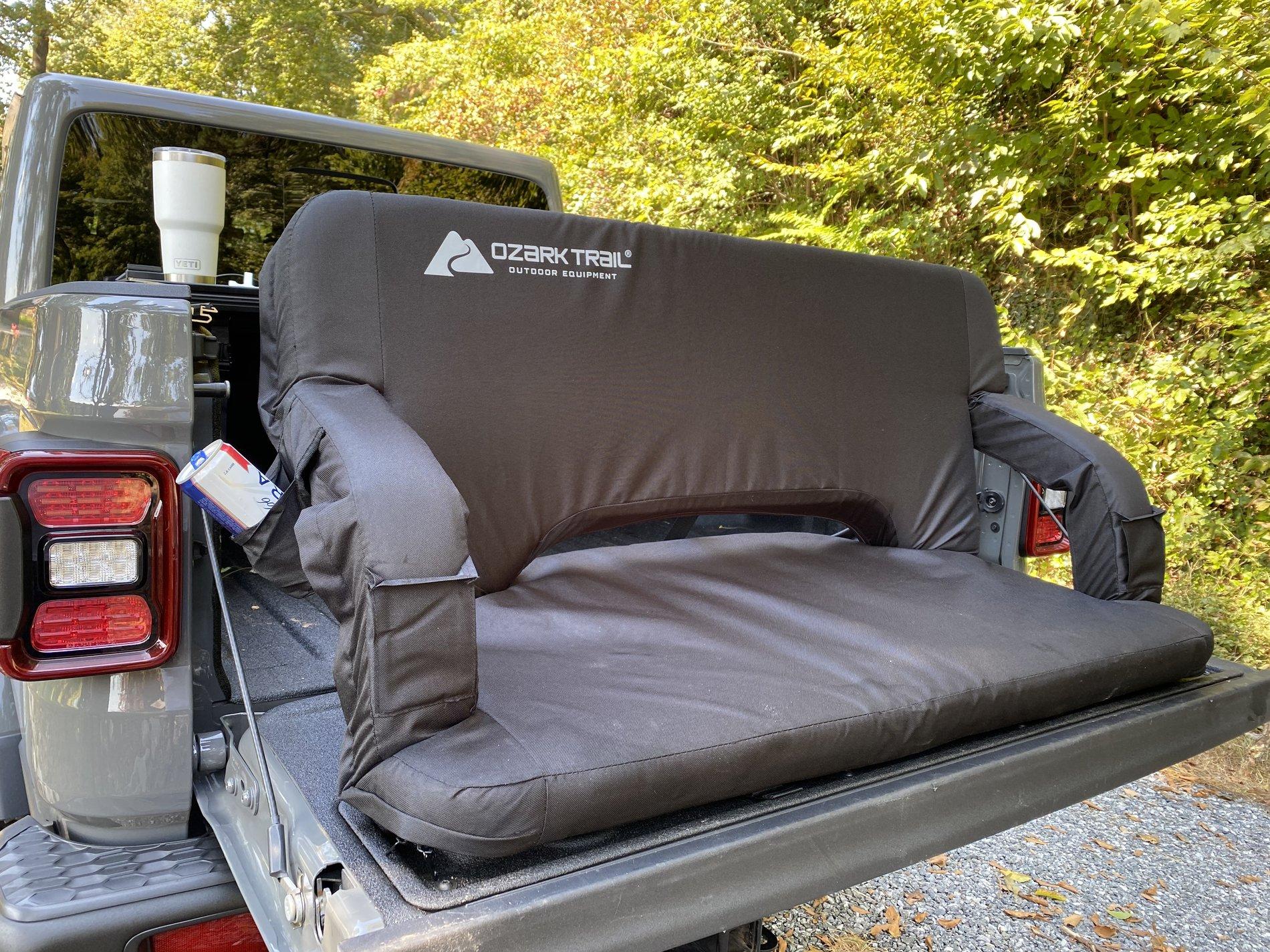 Jeep Gladiator The must have JT tailgate accessory! Padded truck tailgating couch (Ozark Trail) IMG_5315