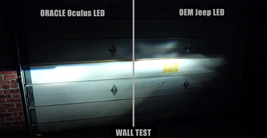 Jeep Gladiator ORACLE Lighting Reviews: Oculus Bi-LED 9-Inch Headlights for Jeep JL/JT wall_test_1_1024x1024