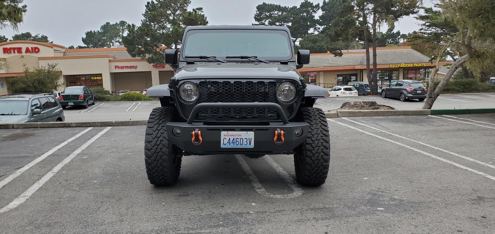 Jeep Gladiator Sport S fender chop (non-max tow) complete 20201007_164742