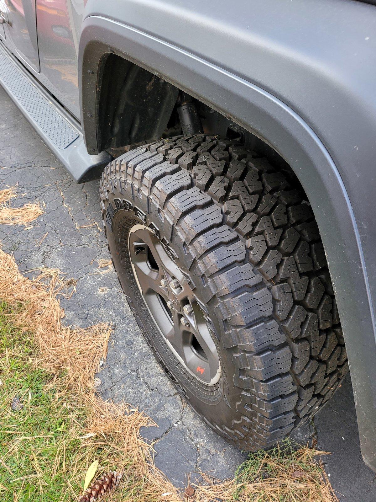 Jeep Gladiator Will sport s fender width fit Rubicon wheels? 20201008_162755