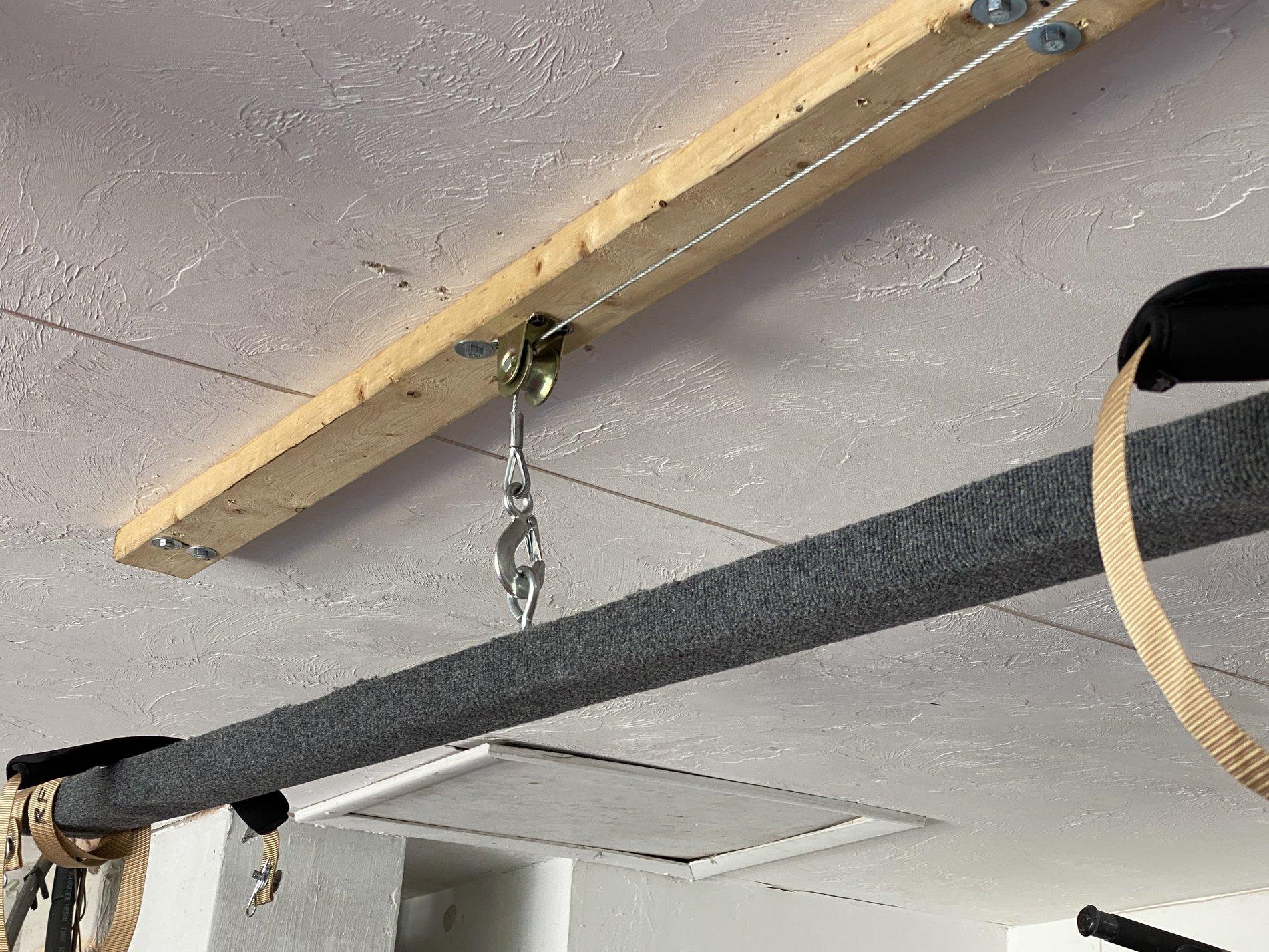 Jeep Gladiator My door and top storage DIY solutions.... cart and hoist. D2CA908A-8C5B-42F8-8320-79E380836C49
