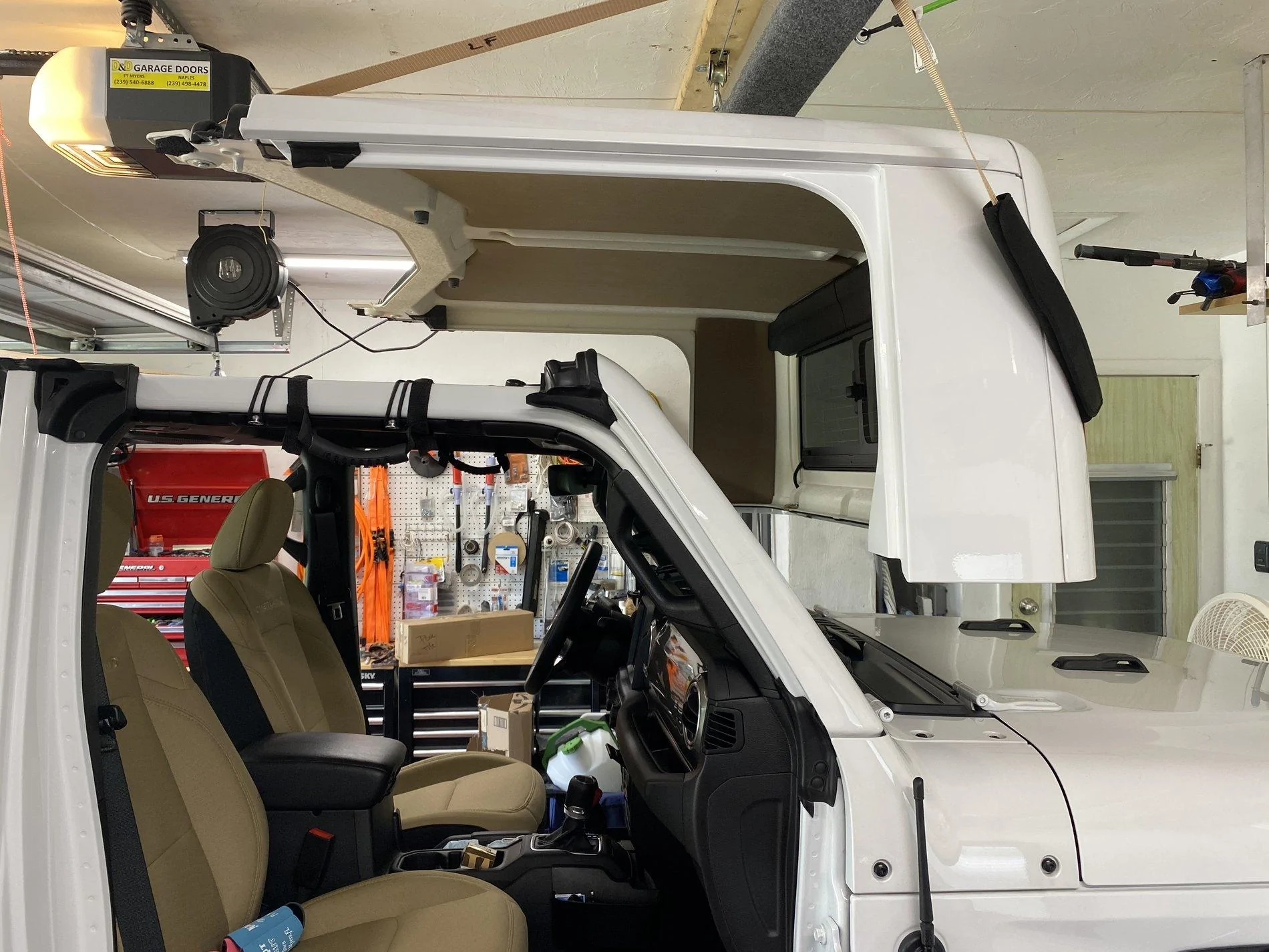Jeep Gladiator My door and top storage DIY solutions.... cart and hoist. 9AFA3427-6A06-4304-A2A2-6AF454B78BD2