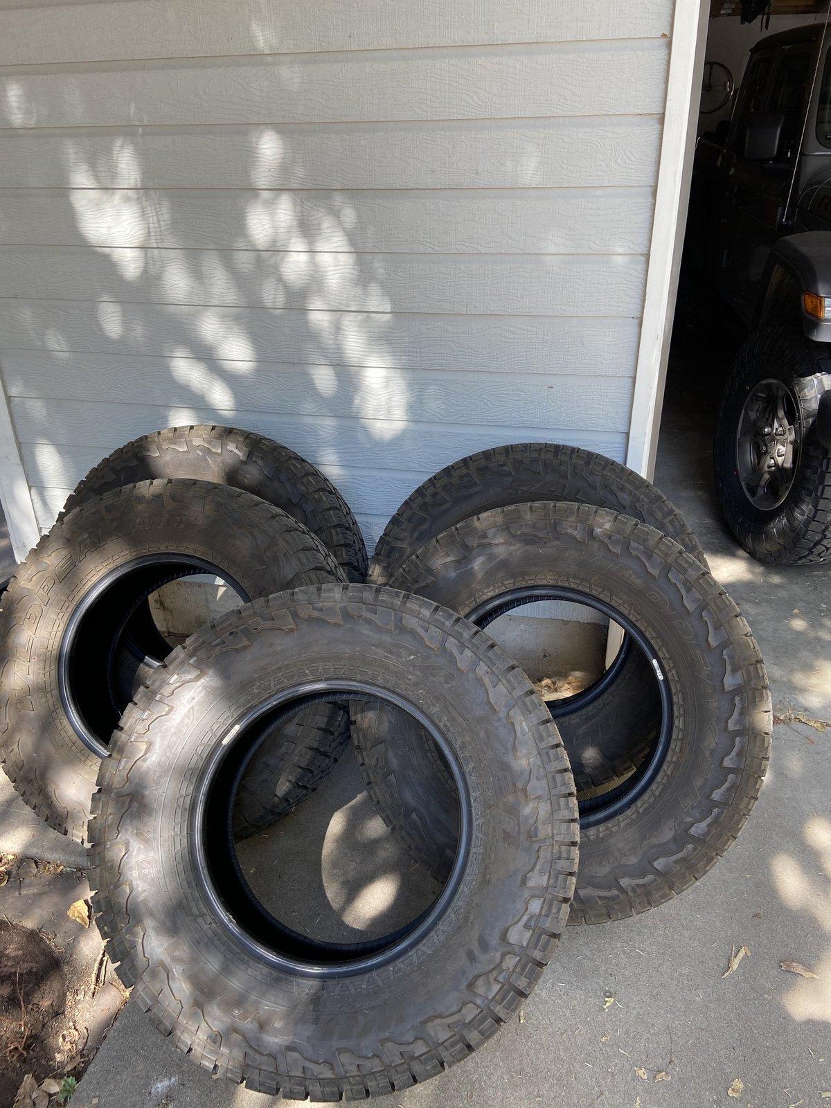 Jeep Gladiator 5 Falken Wildpeak AT3W Tires only - off Rubicon for sale $450 OBO IMG_0321