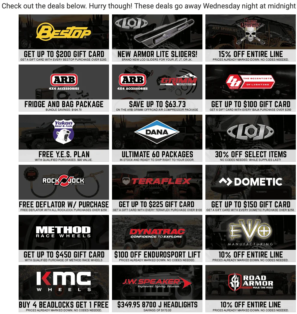 Jeep Gladiator 2,3,5,7,11 Day SALE!!! Screen Shot 2020-10-13 at 2.33.37 PM