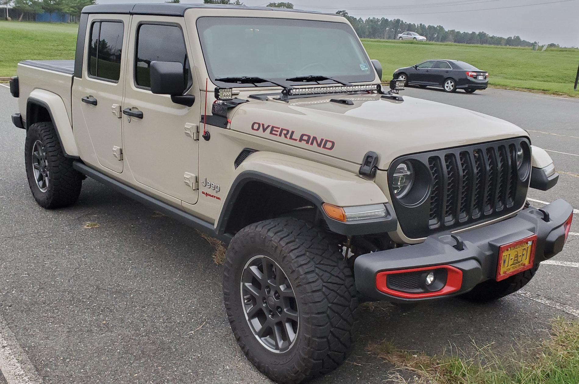 Jeep Gladiator Stickers and decal pics! Overland-Decal