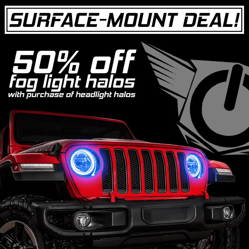 Jeep Gladiator 50% Off Fog Light Halos! download (1)