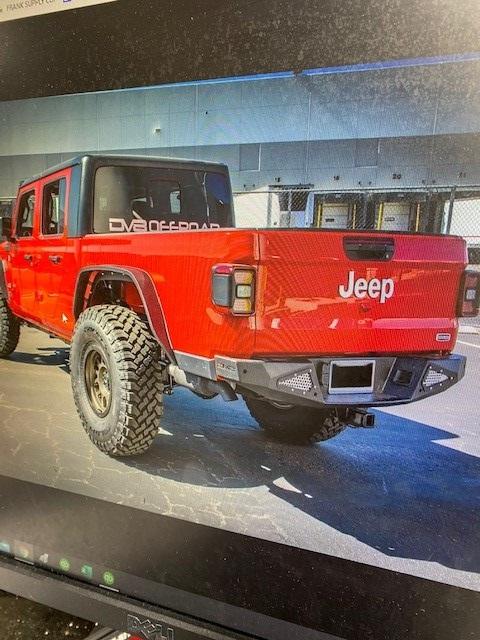 Jeep Gladiator Stock looking aftermarket steel REAR bumpers DV8 2