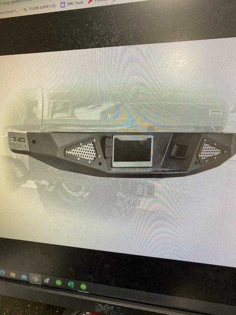 Jeep Gladiator Stock looking aftermarket steel REAR bumpers DV8