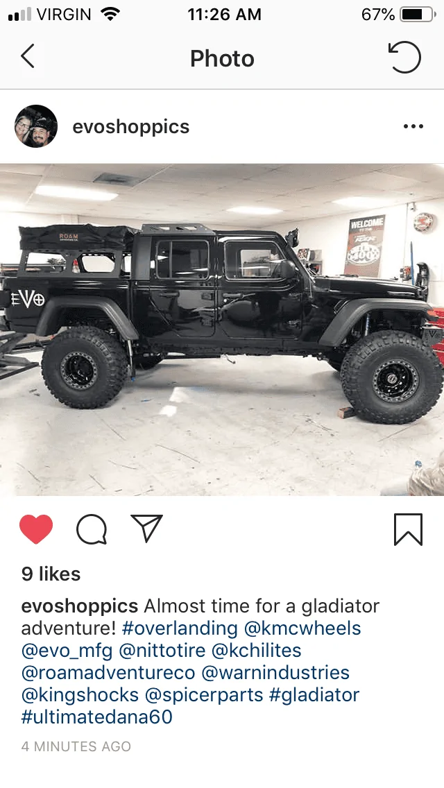 Jeep Gladiator EVO Manufacturing Gladiator Build for MOAB and BAJA 1000 98BB9A3A-D6A5-44BD-862E-C853C5D9F8A1