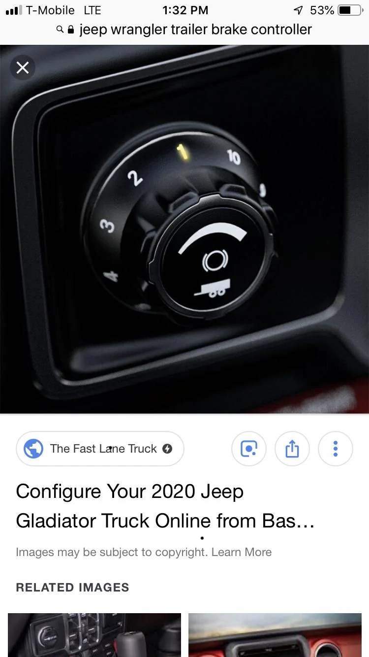 Jeep Gladiator Brake controller no longer listed as an option? 8044CFE8-7A29-4FB1-A6A2-001E2DF5C1AD