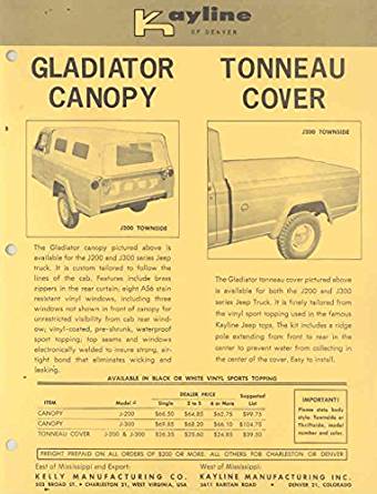 Jeep Gladiator Tops! Canopy / covers / toppers / racks possibilities for Gladiator - Show me! 51QW63W4YpL._SY445_QL70_