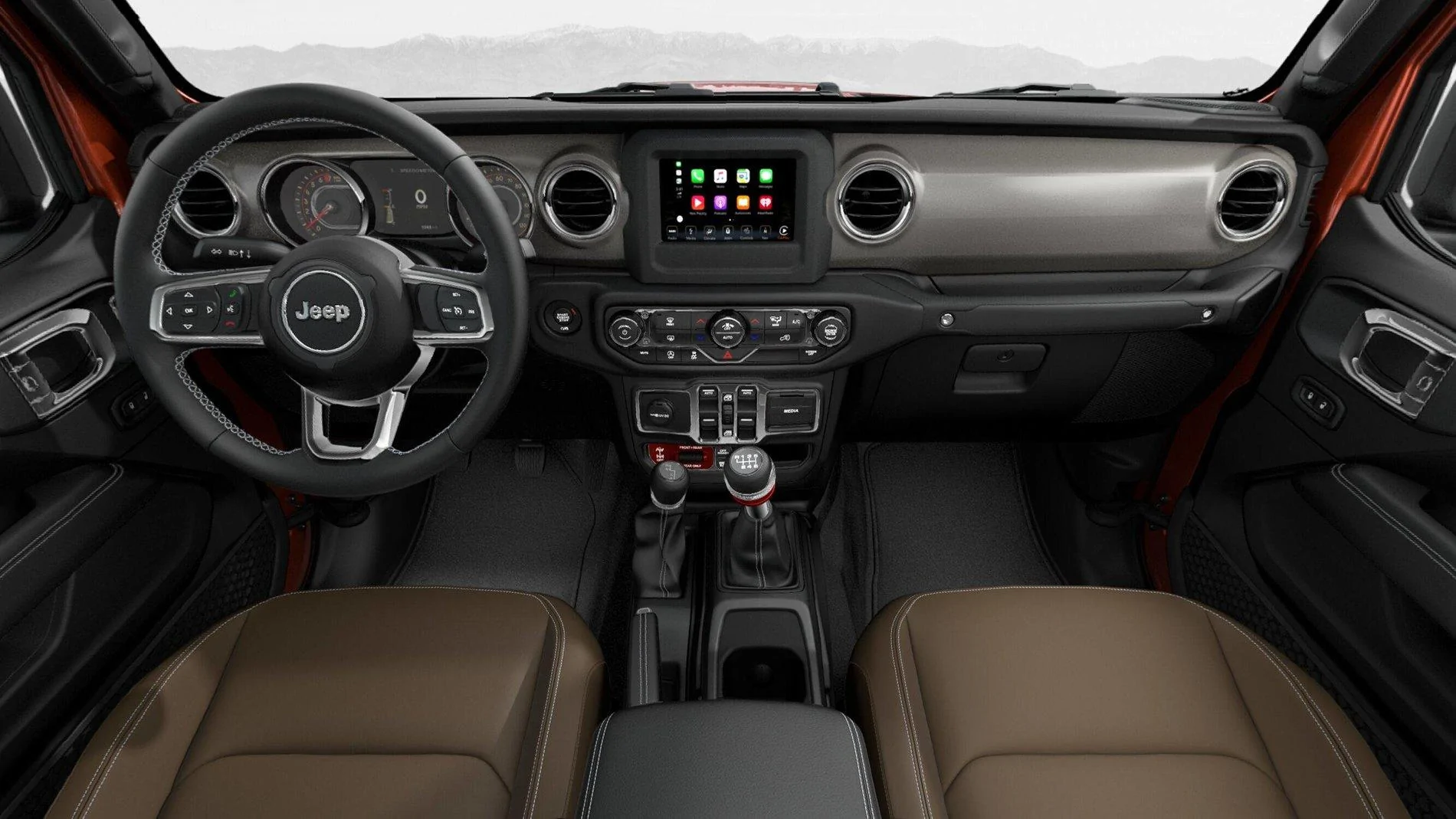 Jeep Gladiator Any pictures of brown/black interior? JT BROWN