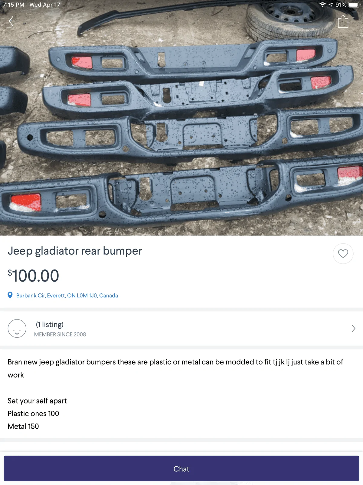 Jeep Gladiator Multiple Jeep Gladiator bumpers for sale 14A866E3-7AB3-4624-87A2-9908692ABF2A