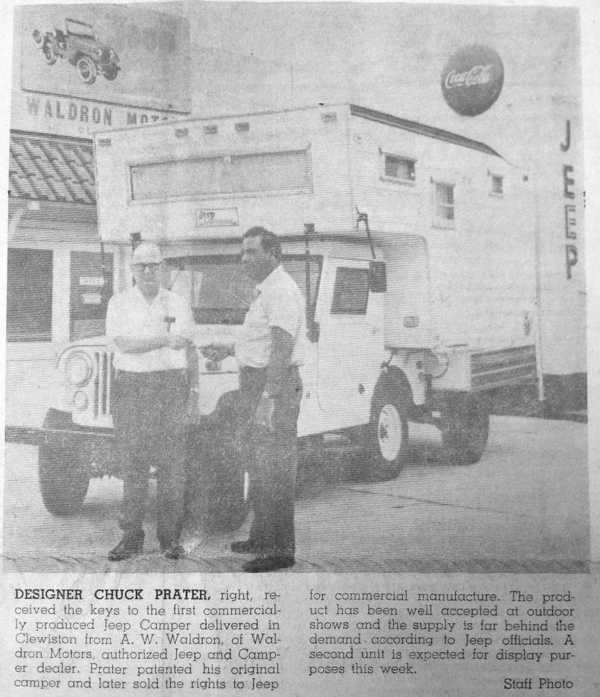 Jeep Gladiator Tops! Canopy / covers / toppers / racks possibilities for Gladiator - Show me! first_commercially_producted_cj5_camper_artical_1