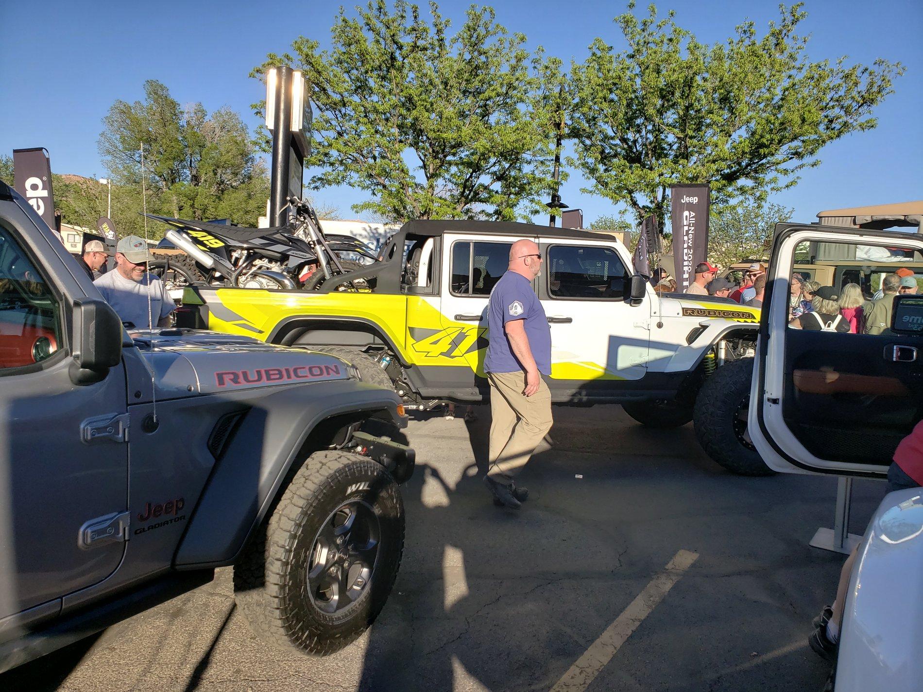 Jeep Gladiator Drove Gladiator at EJS today! 20190418_183854