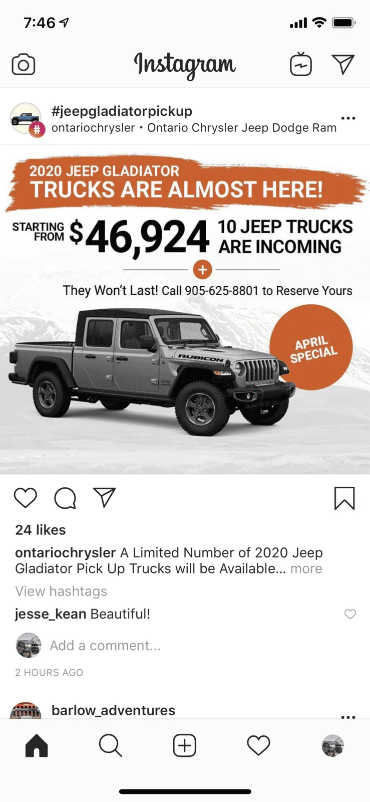 Jeep Gladiator Inventory search tool includes Gladiators in transit to local dealerships D90CC535-7CF9-4EB6-A360-B2F6DF176C67