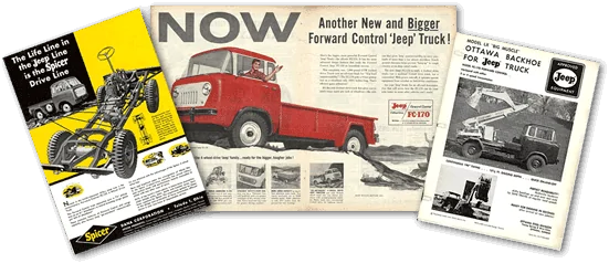 Jeep Gladiator 2019 NY Auto Show: Jeep Gladiators on Display jeep-fc-ads-vintag