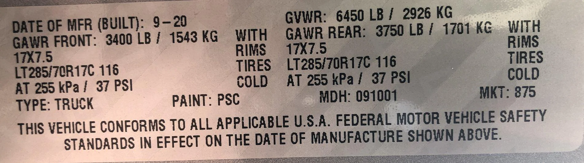 Jeep Gladiator Diesel lift options, Axle weights 6F4A6C43-3424-441D-A43A-AA231B823B72