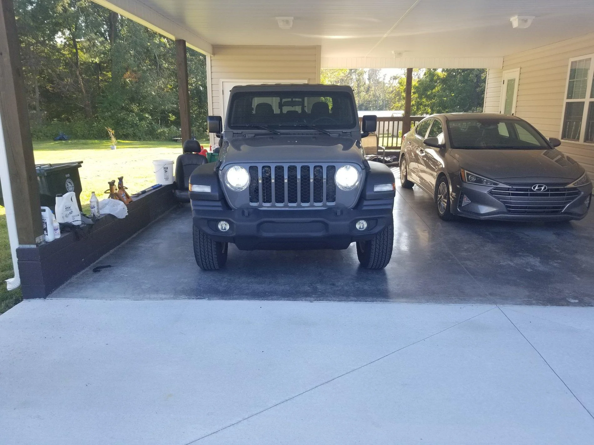 Jeep Gladiator Anyone able to compare OEM LED headlights to the F150 LEDs? 20201005_170656