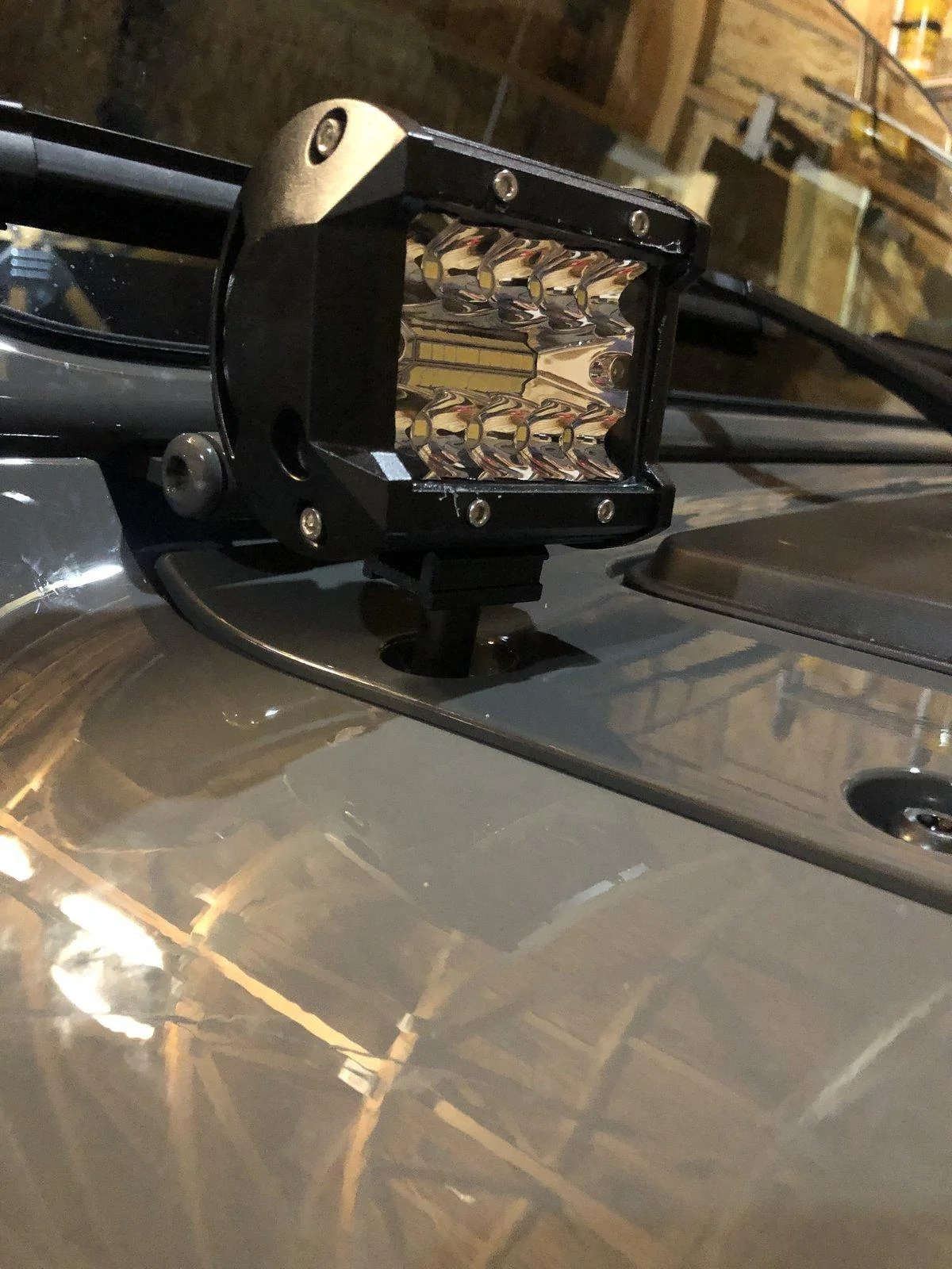 Jeep Gladiator Home made A-pillar side light mounts D3AF7A88-EFA4-4F64-8B4B-B74902D914E2