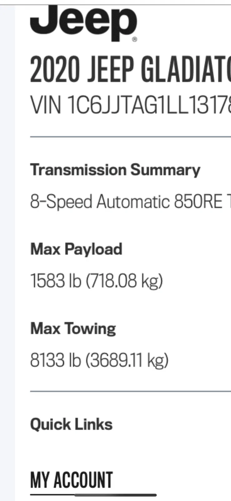 Jeep Gladiator Round trip to mountains with 6850 lb travel trailer (max tow, 2” spacer lift/34s) 19B3344E-8C1D-4F3E-87DC-5EED38541244