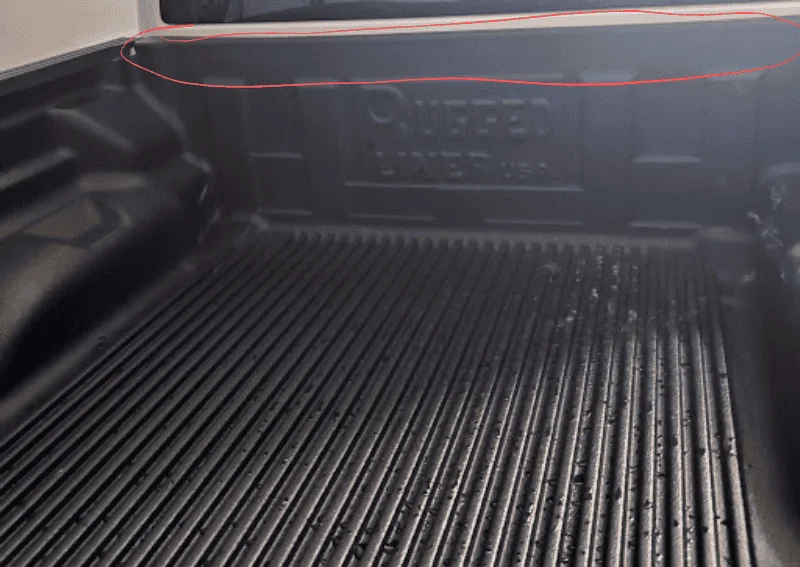 Jeep Gladiator Rugged Liner with BuiltRight Utility Rail System? Back