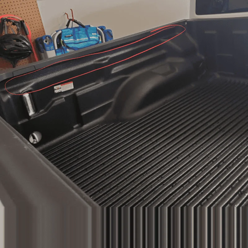 Jeep Gladiator Rugged Liner with BuiltRight Utility Rail System? Left