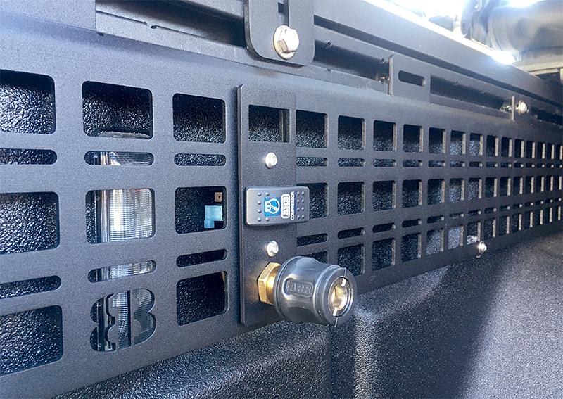 Jeep Gladiator 813 Fabrication & Designs Universal MOLLE Panel w/FREE 3-Rocker Switch or 2-Rocker Switch/Air Chuck Plate URSP-Air-1
