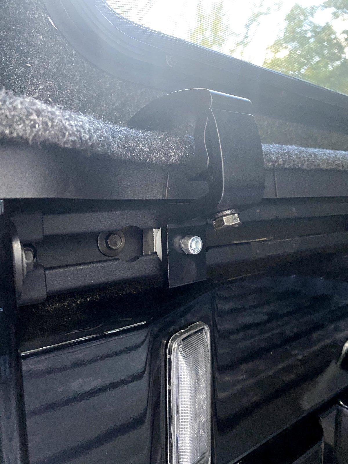 Jeep Gladiator My Black Overland with ARE CX cap with Yakima Rack. IMG_6861