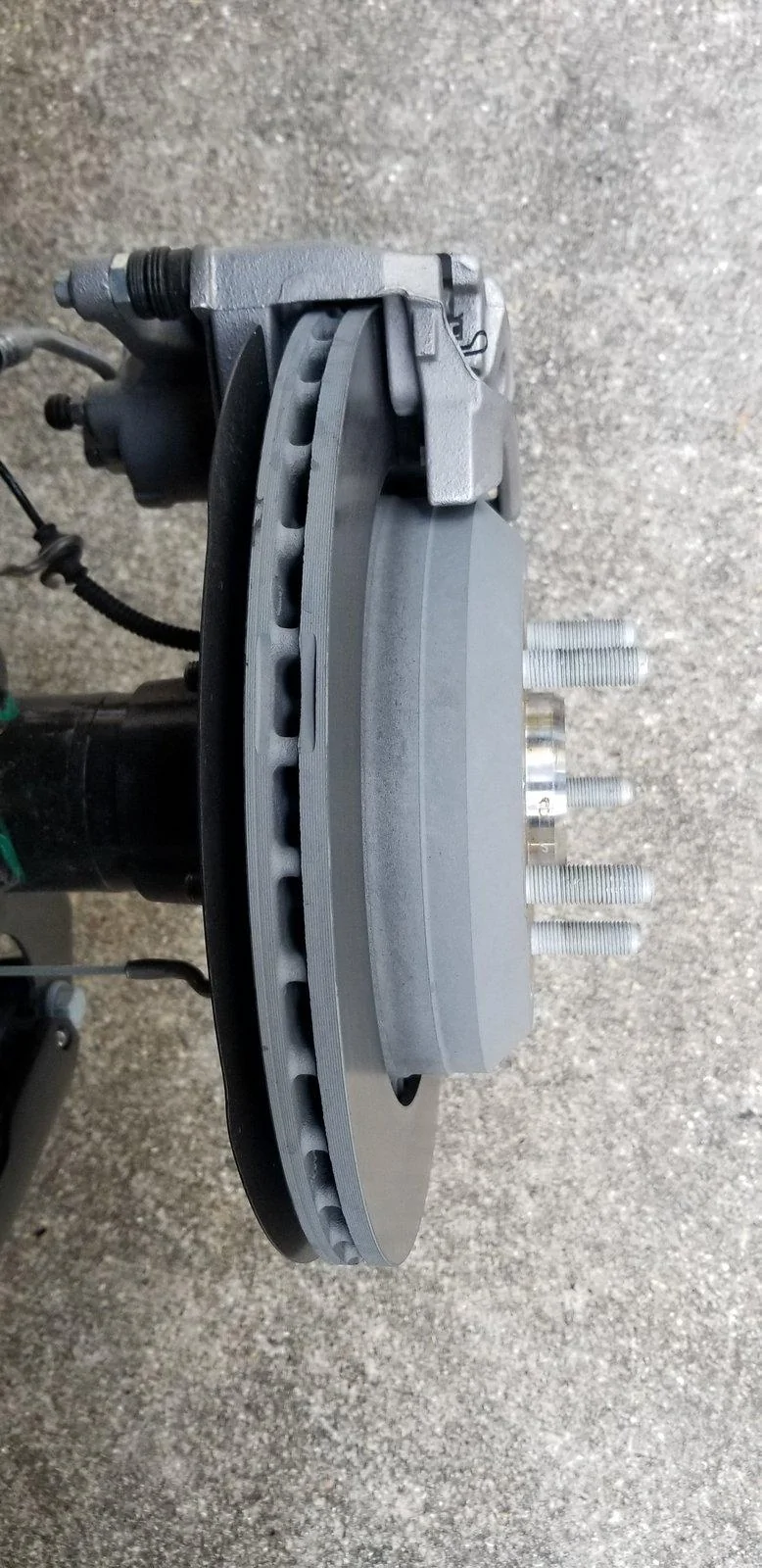 Jeep Gladiator Mojave wheel/shock/steering knuckle clearance 20201016_174803