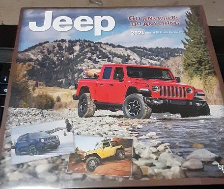 Jeep Gladiator Gladiator Made Calendar Cover jeepcal2