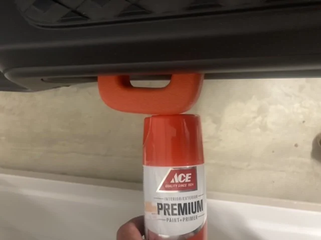 Jeep Gladiator So I had this cool idea to paint my tow hooks orange... 324DC1CC-F4E7-42DA-8C20-02B82C244BCC